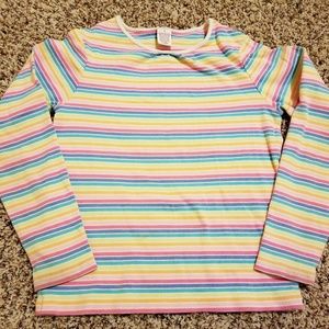 Gymboree long sleeve multicolor shirt Girls size 9